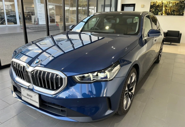 BMW 5 series Синий