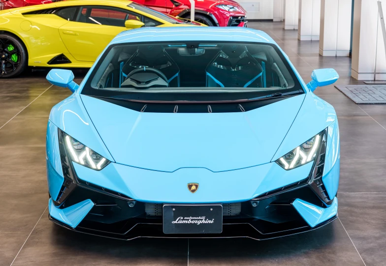 Lamborghini Huracan Бирюзовый