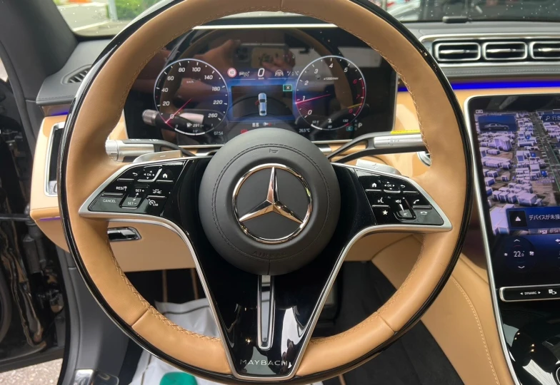Mercedes S class Бежевый