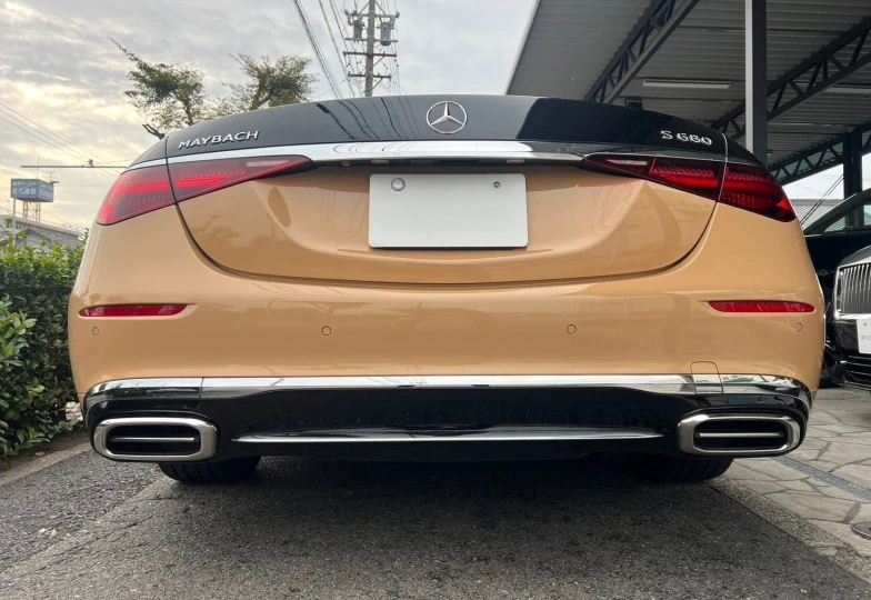 Mercedes S class Бежевый