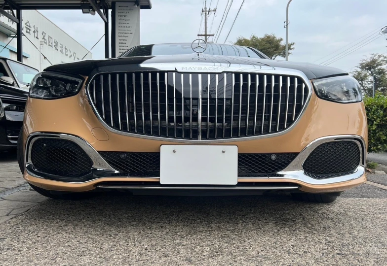 Mercedes S class Бежевый