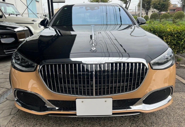 Mercedes S class Бежевый