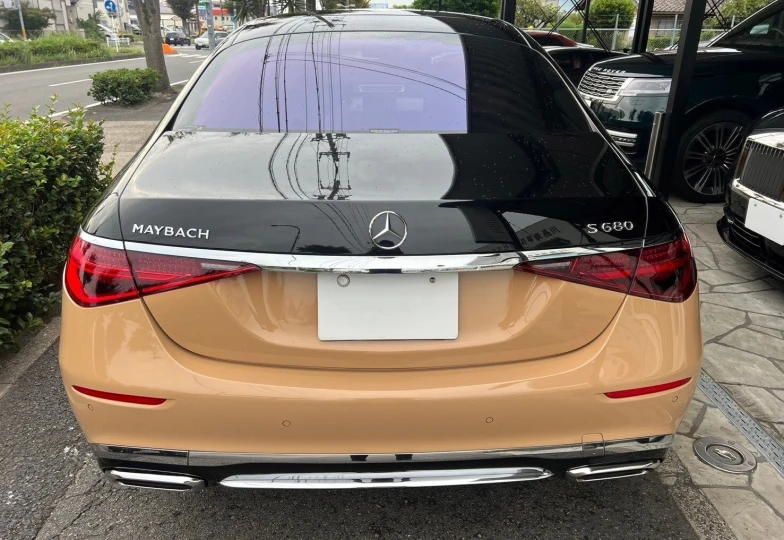 Mercedes S class Бежевый