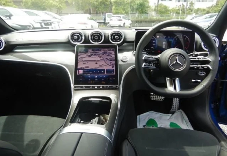 Mercedes C-class Синий