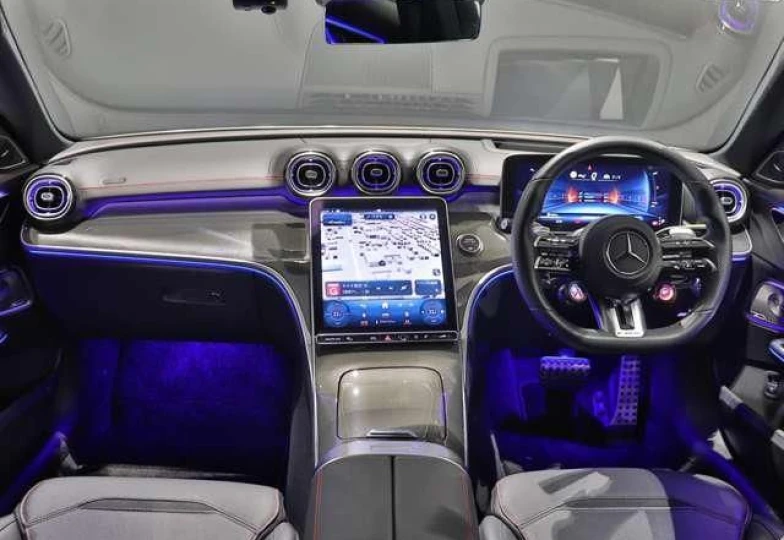 Mercedes C-class Серый