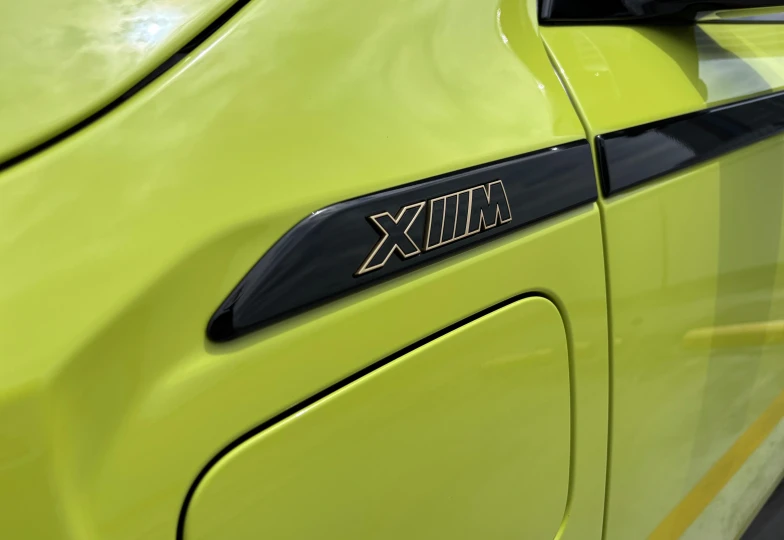 BMW XM Yellow