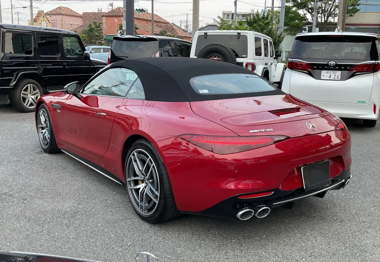 Mercedes SL-class Красный