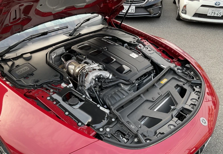 Mercedes SL-class Красный