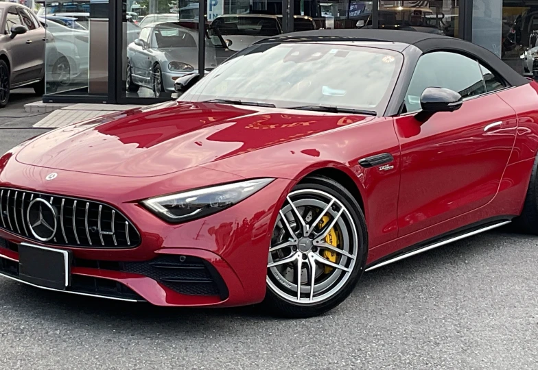 Mercedes SL-class Красный