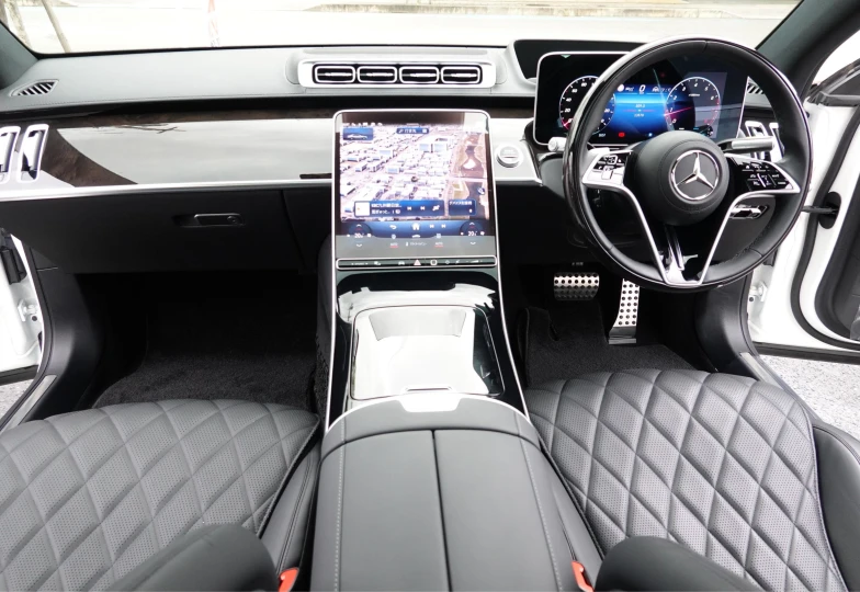 Mercedes S-class White