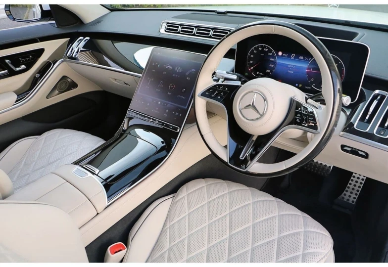 Mercedes S-class White