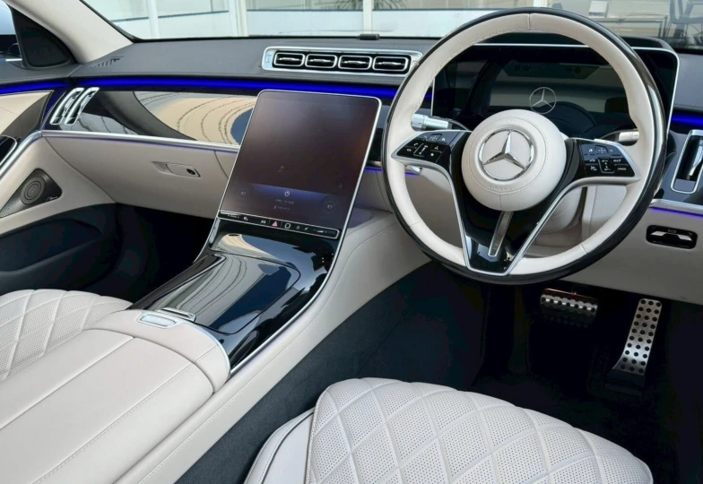 Mercedes S-class White