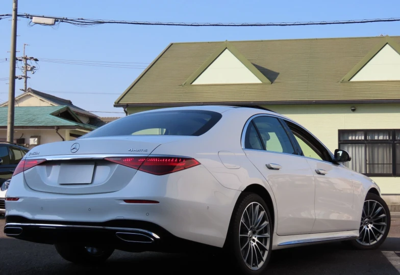 Mercedes S-class White