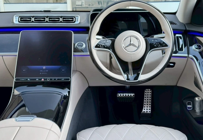 Mercedes S-class White