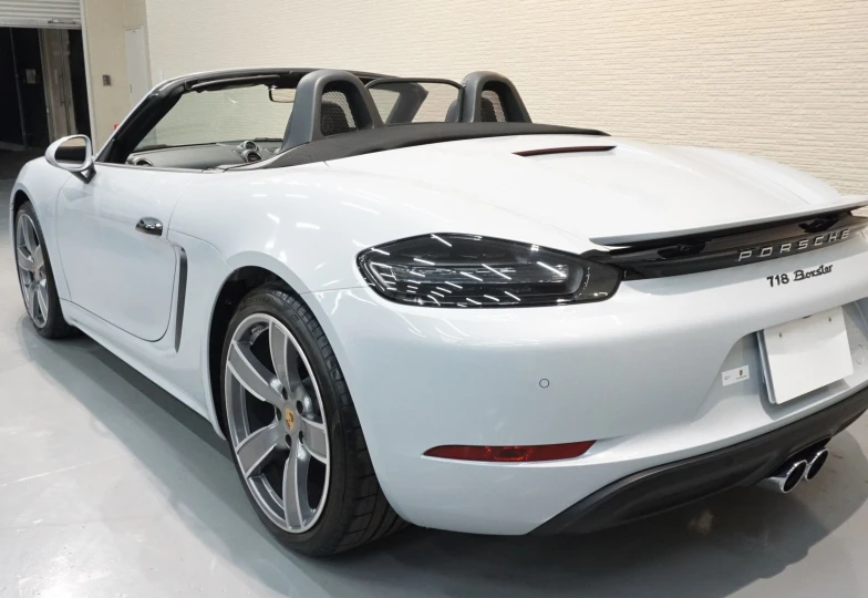 Porsche Boxster White