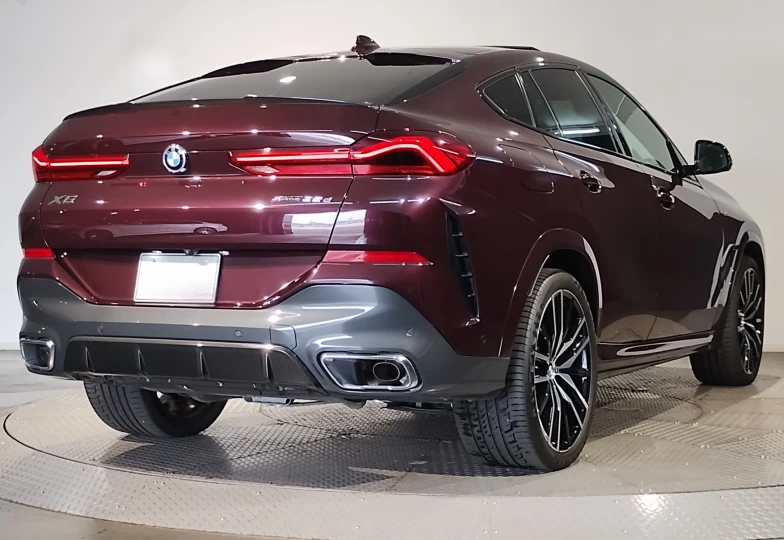 BMW X6 Темно-красный