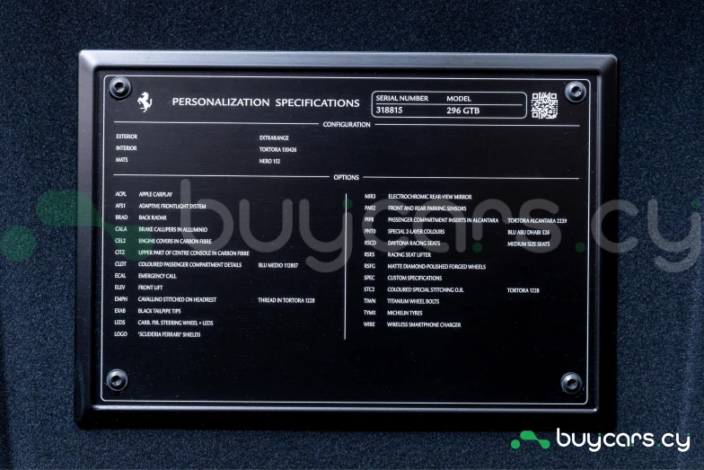 Ferrari 296 Синий