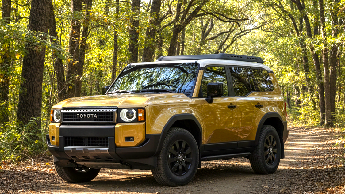 Toyota Land Cruiser yellow colour