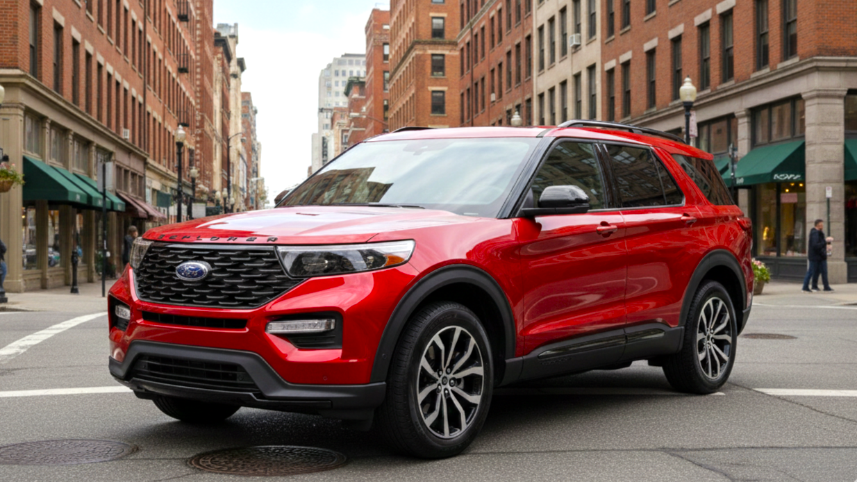 Ford Explorer red colour