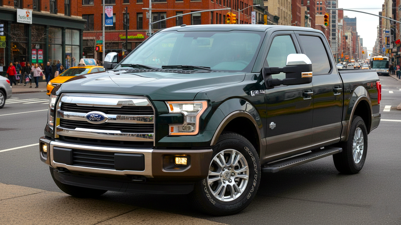 Ford F-150 green colour