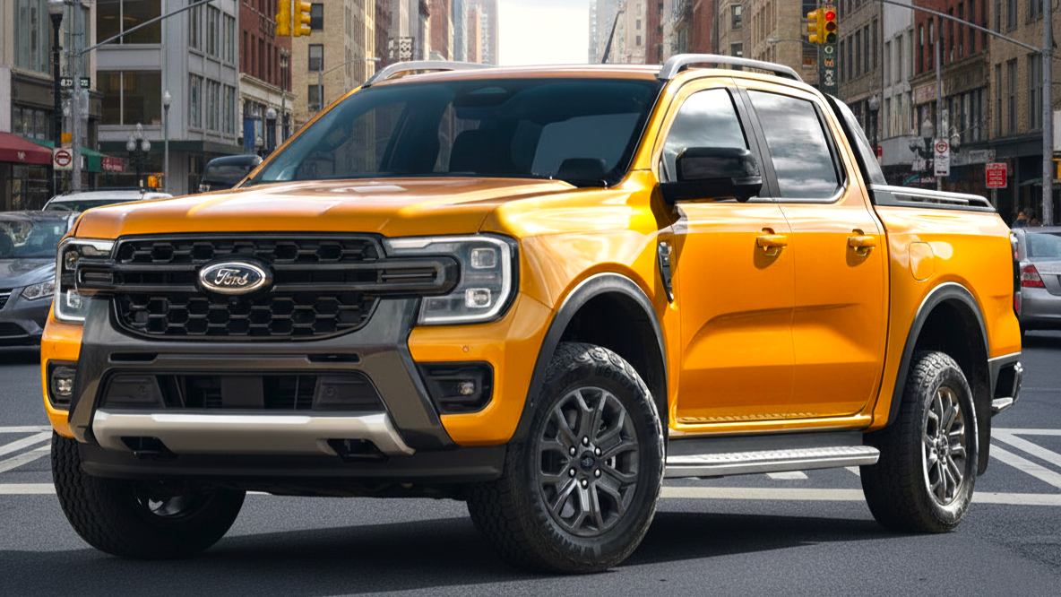 Ford Ranger yellow colour