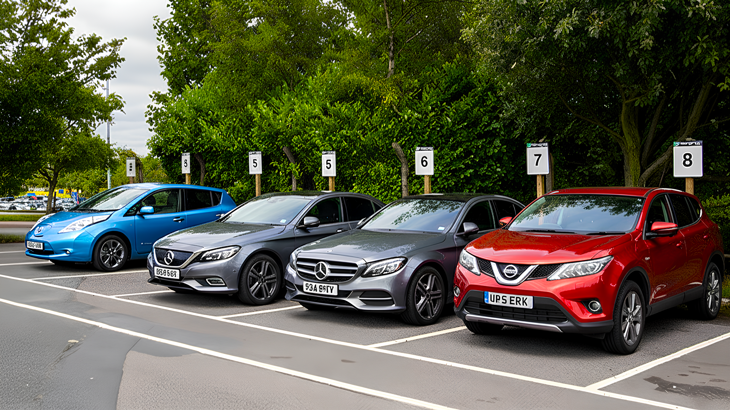 Парковка авто на Кипре