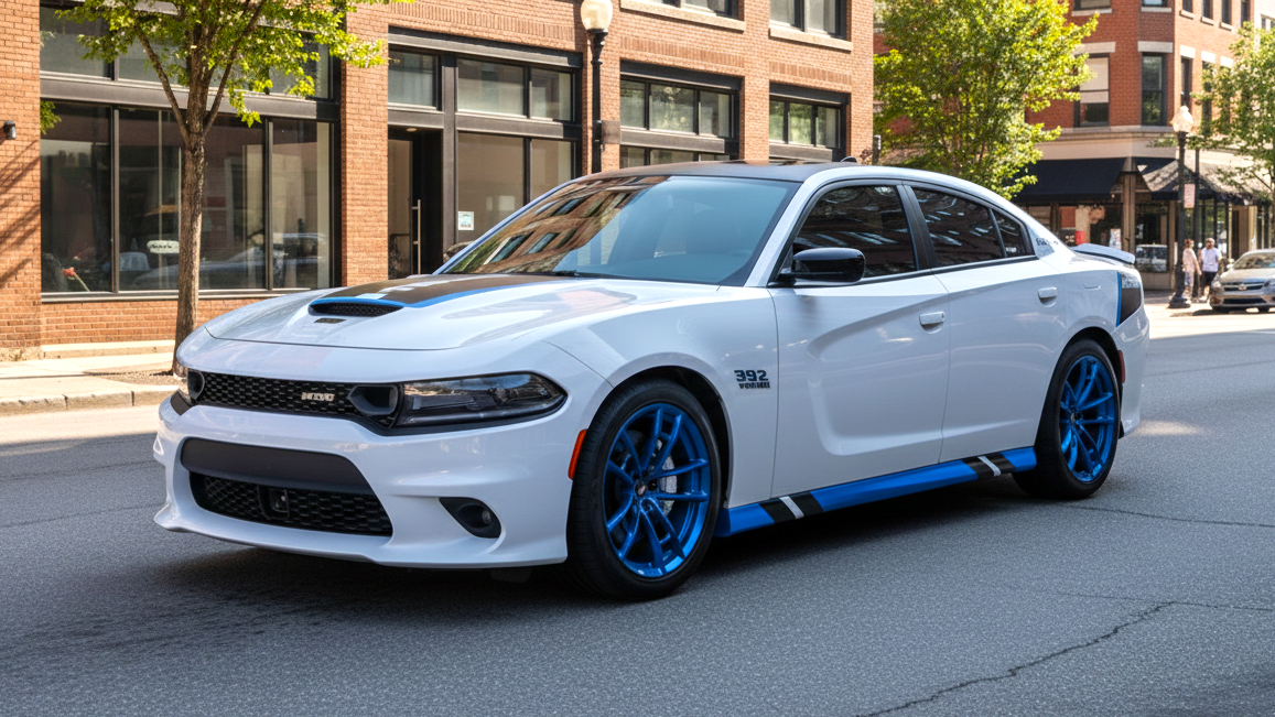 Dodge Charger Daytona white colour