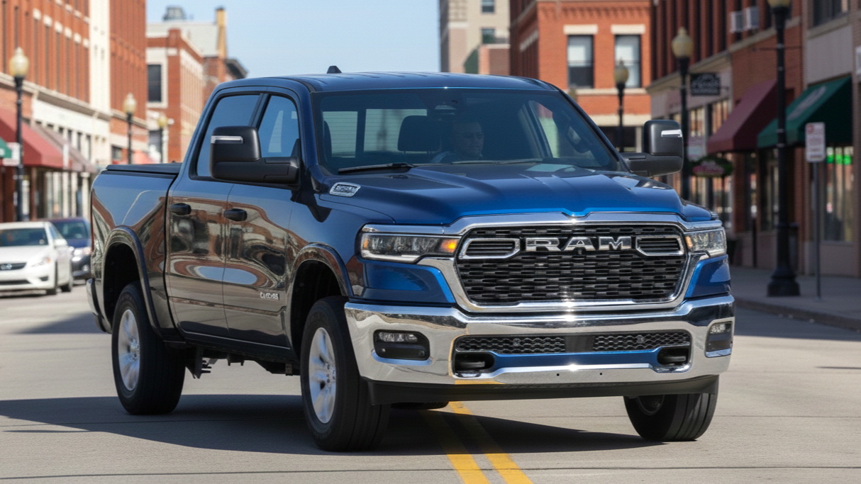 Dodge Ram 1500 blue colour