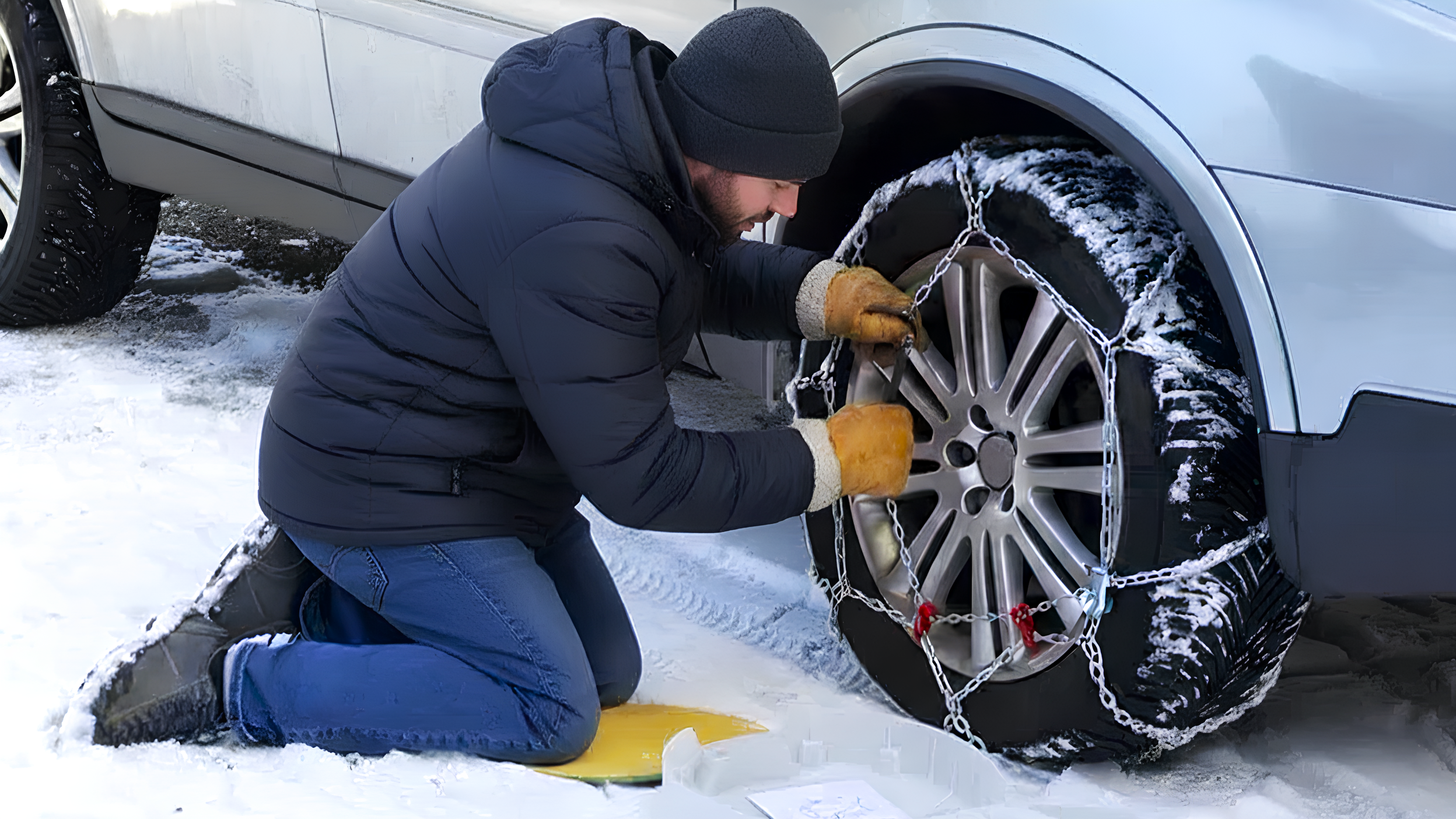 How to put on snow chains