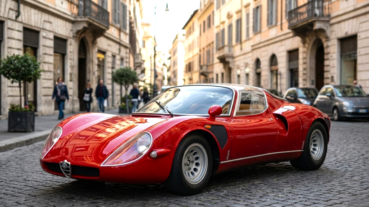33 Stradale (1967–1969) red colour
