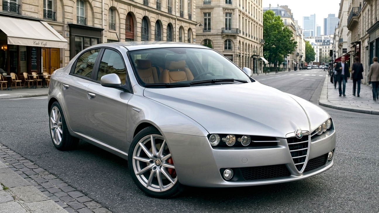 Alfa Romeo 159 (2005–2011) silver colour