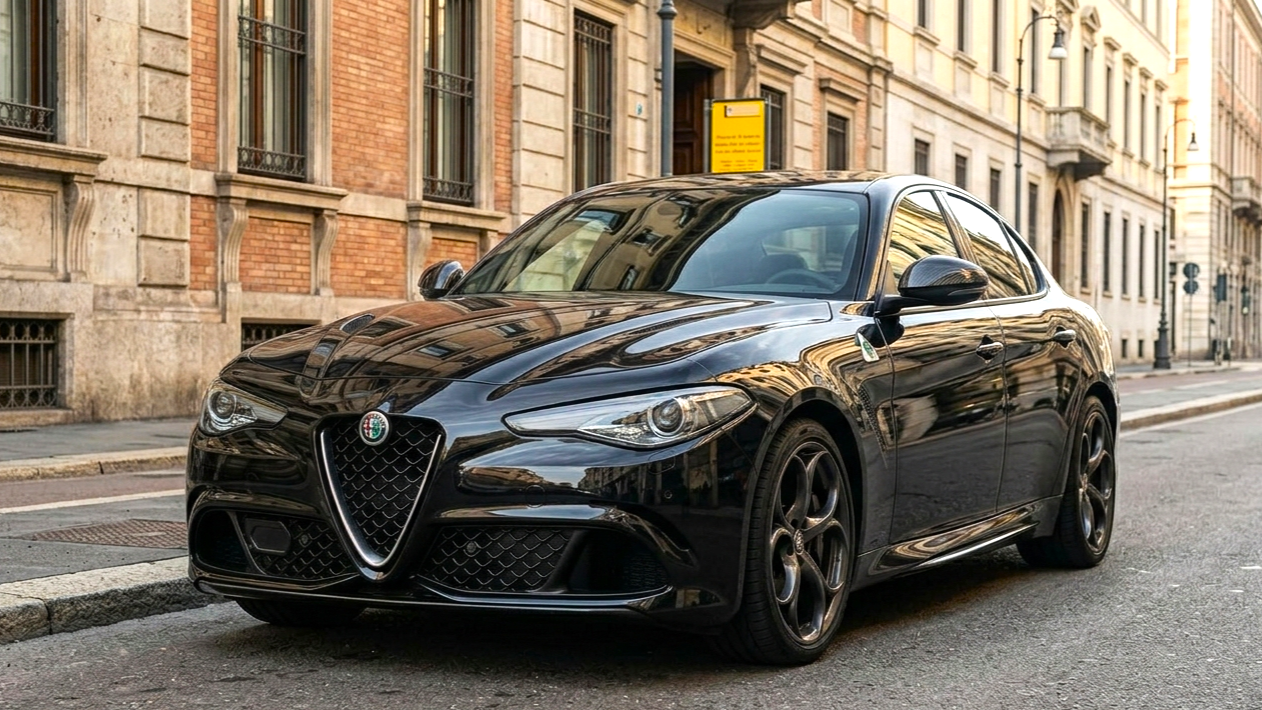 Alfa Romeo Giulia 2 black colour