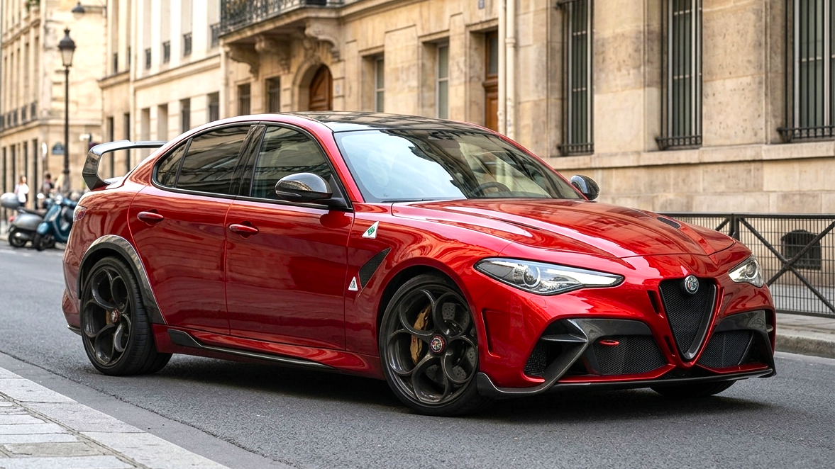 Giulia GTA (2020–2021 красного цвета