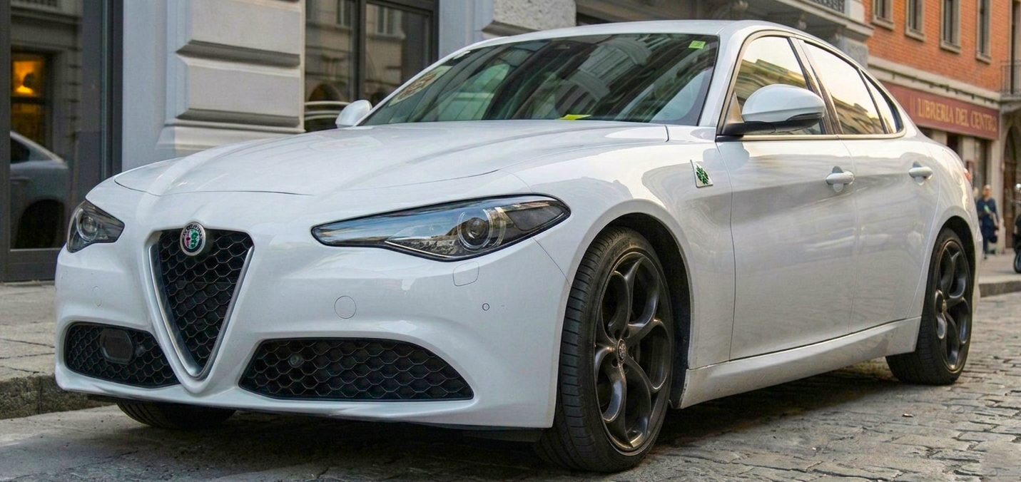 Giulia Quadrifoglio (2015 white colour