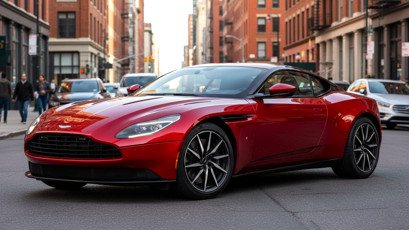 Aston Martin DB11 red colour