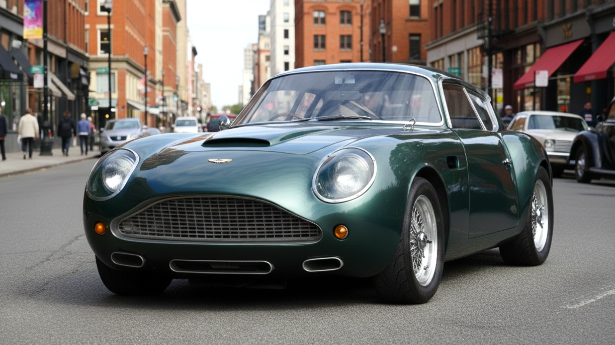 Aston Martin DB4 GT 2 green colour