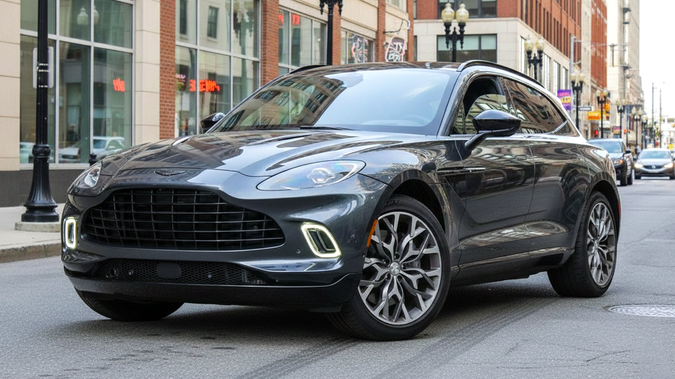 Aston Martin DBX 2 grey colour