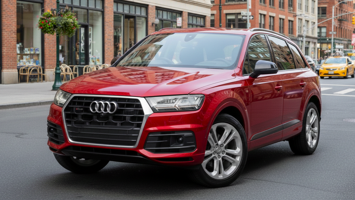 Audi Q7 red colour