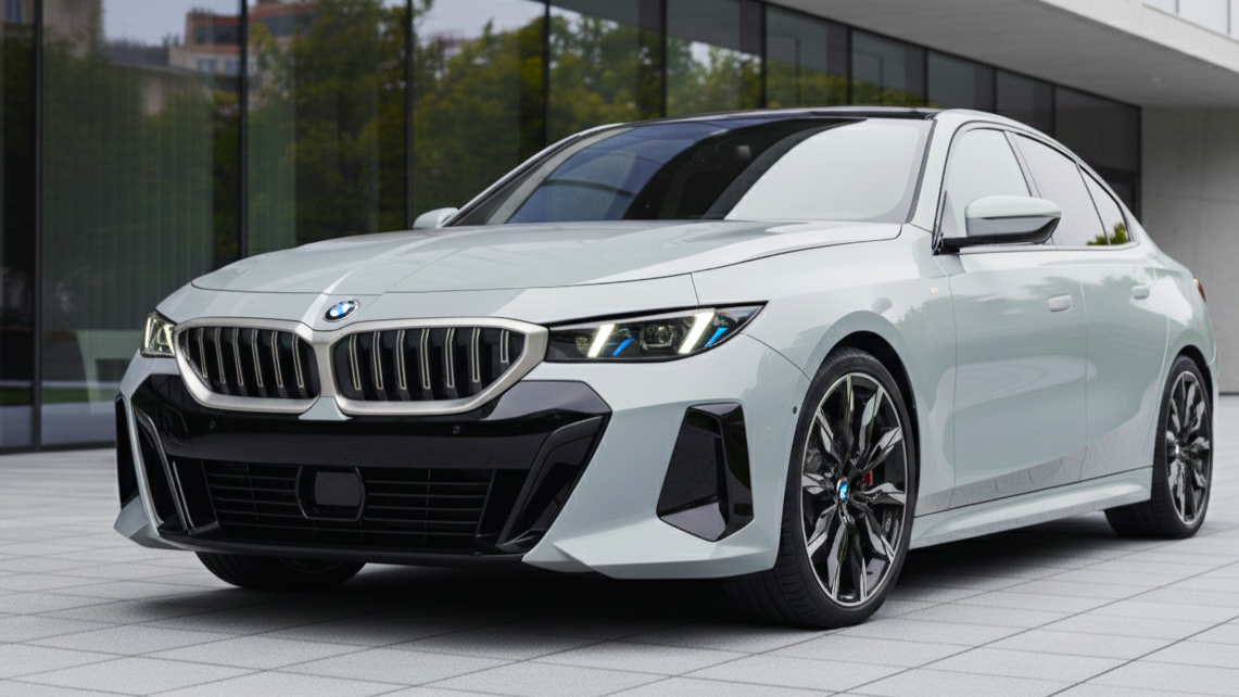 BMW 3 Series серого цвета