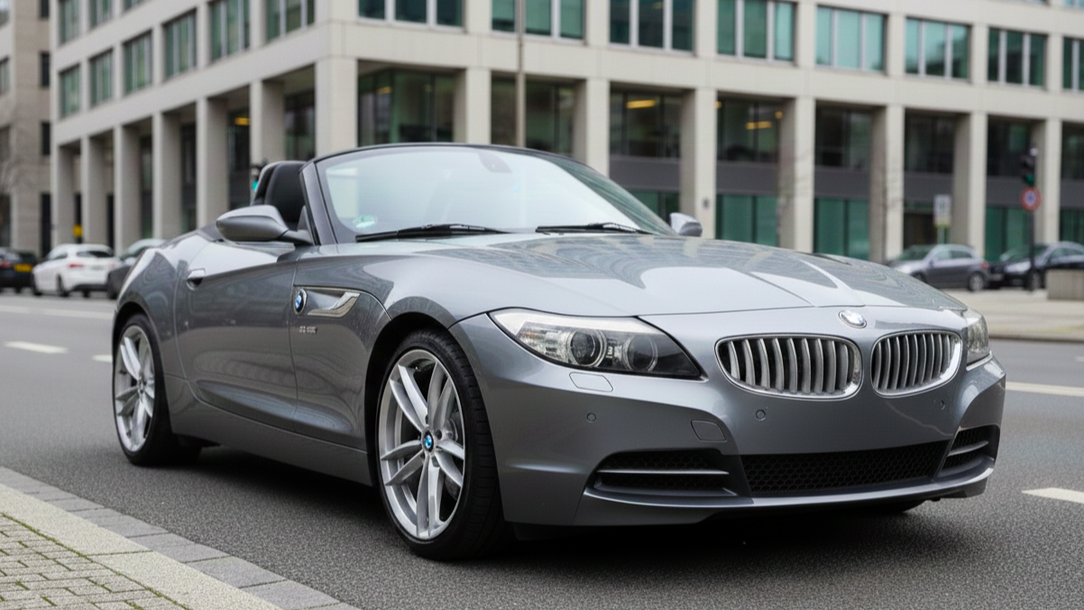BMW Z4 2 серого цвета