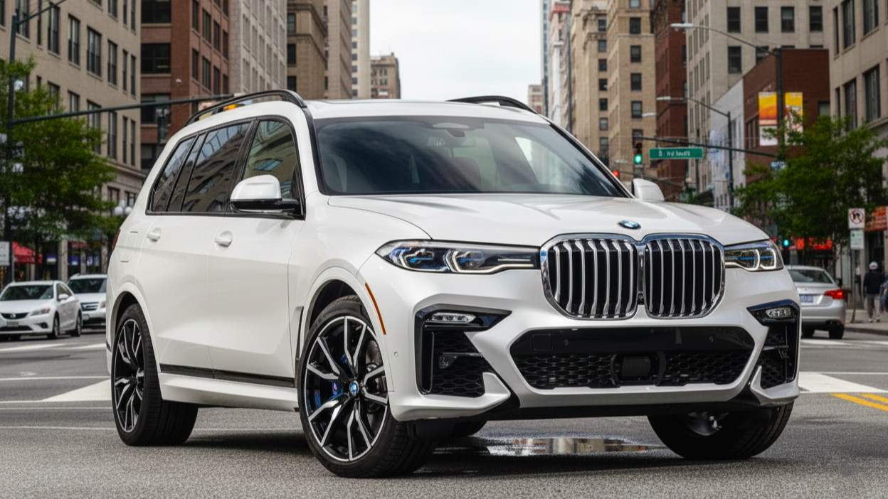 bmw x7 2 белого цвета
