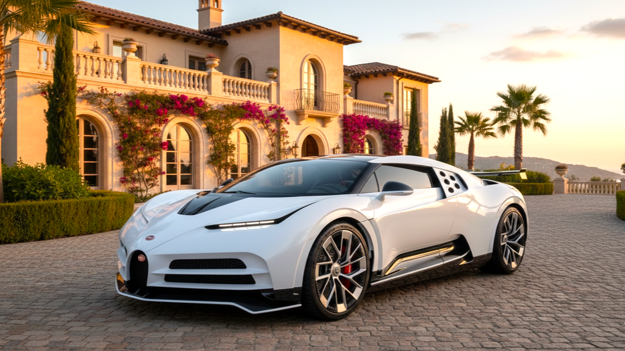 Bugatti Centodieci (2020) white