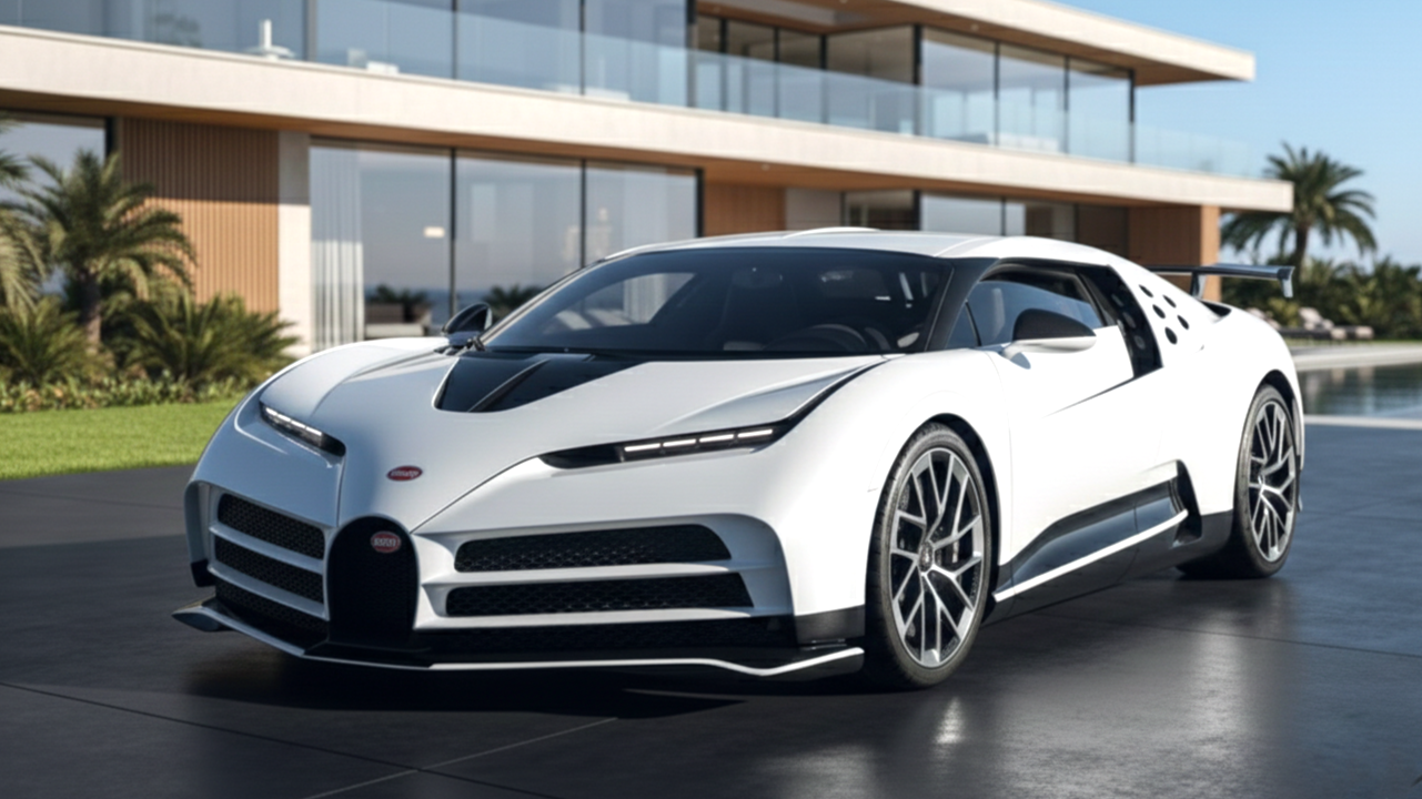 Bugatti Centodieci 2020 white