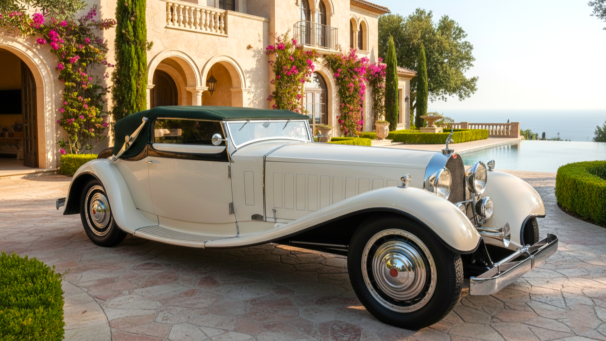 Bugatti Type 41 Royale 1931 tan colour