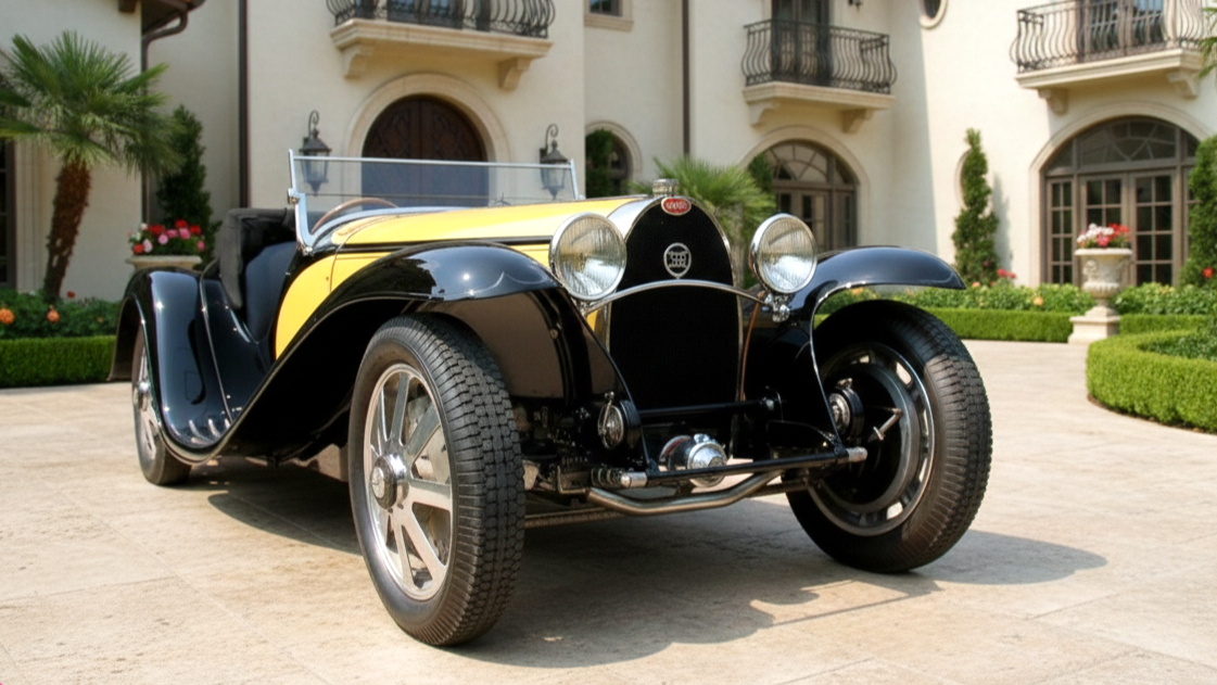 Bugatti Type 55 Roadster 1932 black