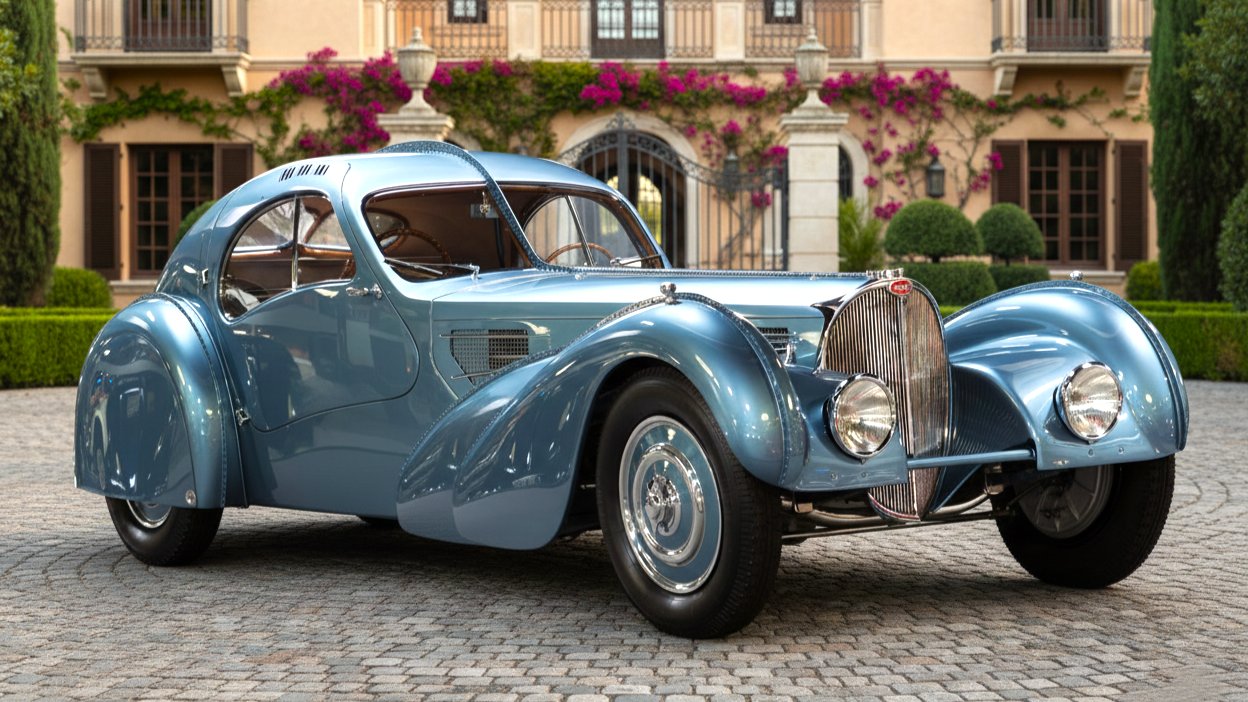 Bugatti Type 57 SC Atlantic 1936 blue