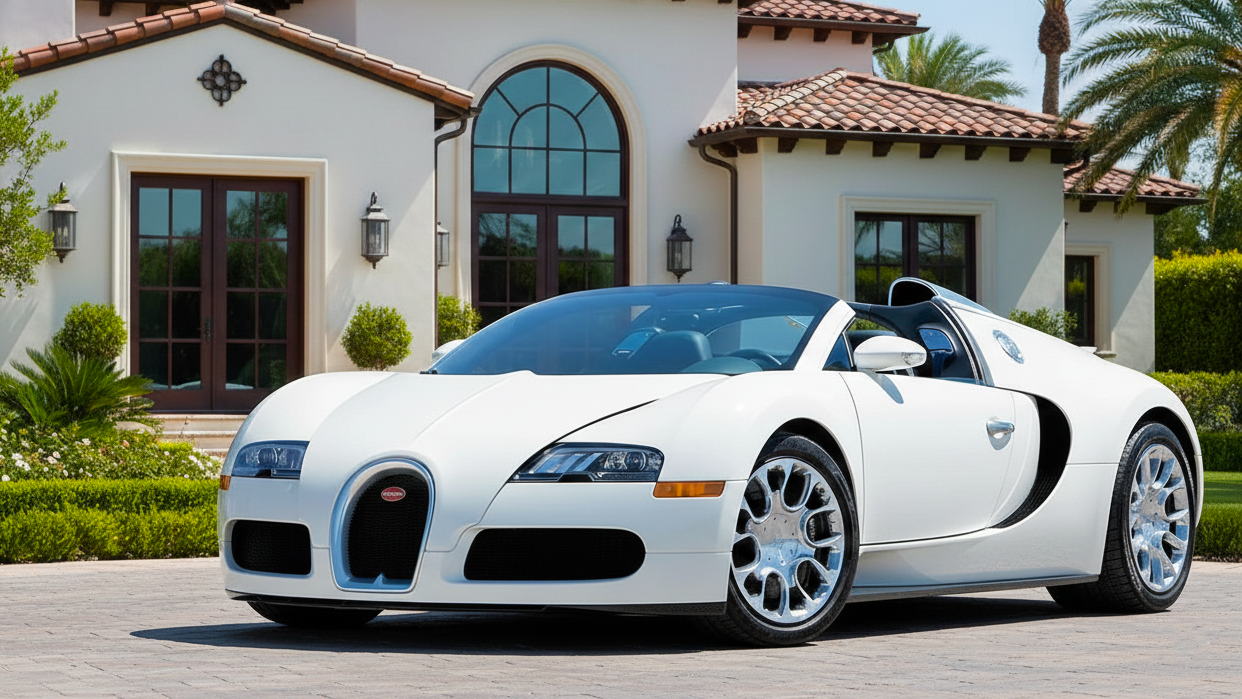 Bugatti Veyron 16.4 Super Sport (2010) white