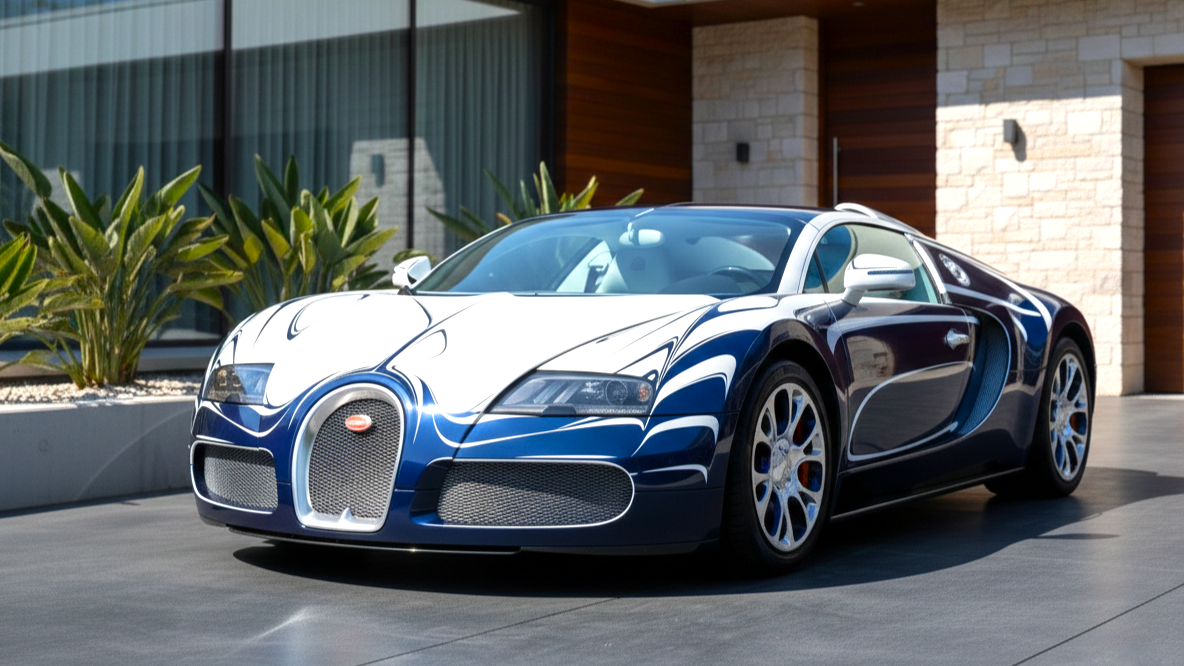 Bugatti Veyron Grand Sport L'Or Blanc 2011 blue