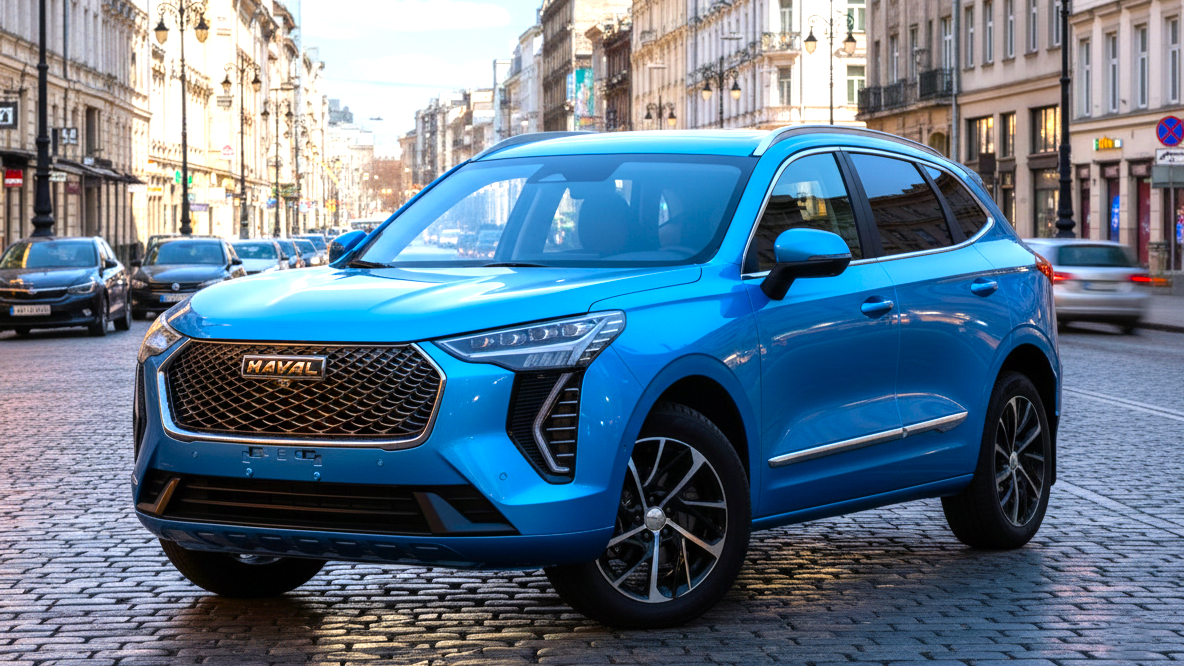 Haval Jolion голубого цвета