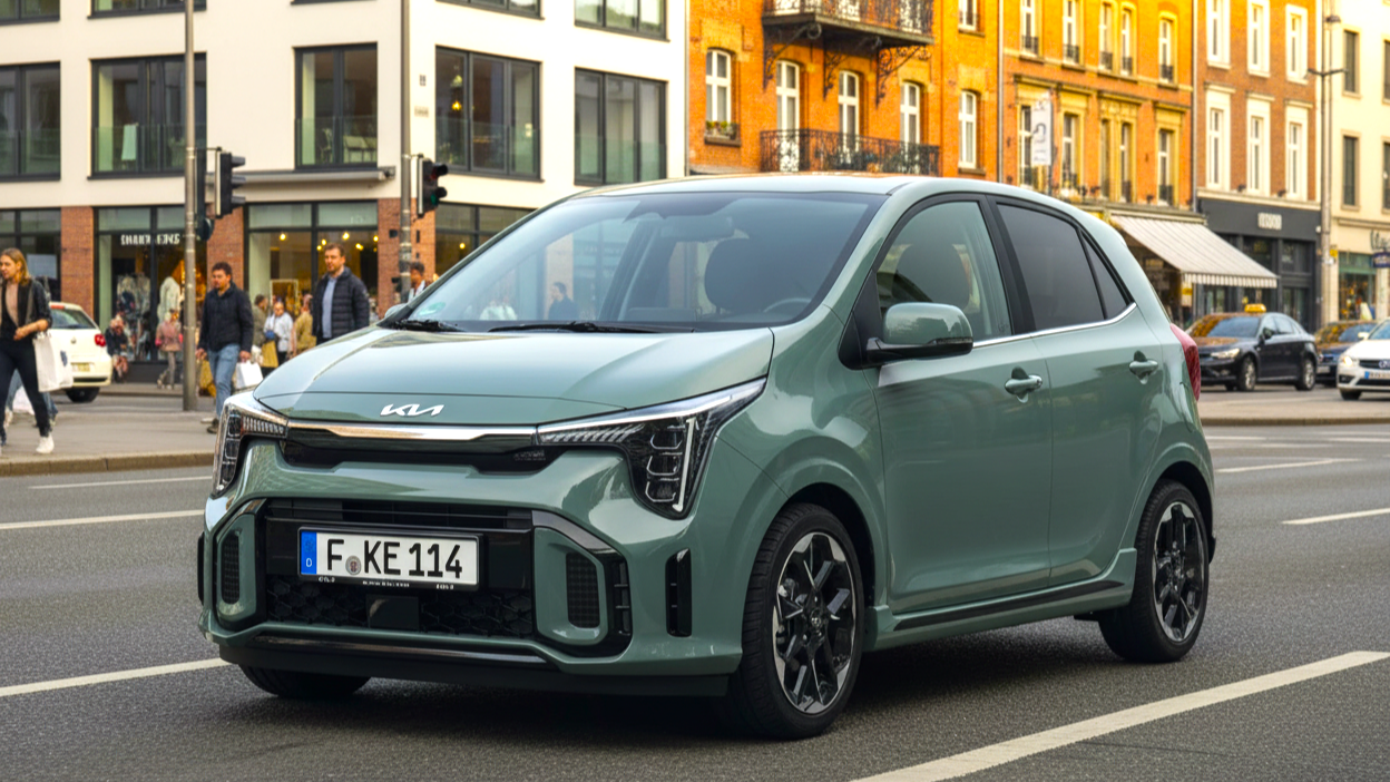 Kia Picanto зеленого цвета